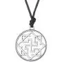 Religious Slavic Hollow Valkyrie Symbol Pagan Amulet Pendant Necklace Jewelry for Men Jewelry
