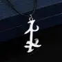 OfficialOtaku Shadowhunters Parabatai Rune Nephilim Cosplay Pendant Necklace - Silver OfficialOtaku Shadowhunters Parabatai Rune Nephilim Cosplay Pendant Necklace - Silver