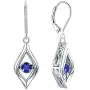 YL Eye Earrings 925 Sterling Silver Dancing Diamond Halo Dangle Earrings Created Emerald/Ruby/Sapphire/Zirconia Drop Jewelry YL Eye Earrings 925 Sterling Silver Dancing Diamond Halo Dangle Earrings Created Emerald/Ruby/Sapphire/Zirconia Drop Jewelry
