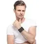 Jstyle 12Pcs Braided Bracelet for Men Beaded Bracelets Wrap Leather Wooden Bracelets Adjustable