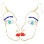 Abstract Face Dangle Earrings Women Face Contour Fashion Jewelry for Women Girls