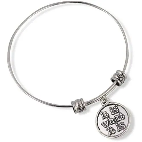 It Is What It Is Fancy Charm Bangle It Is What It Is Fancy Charm Bangle