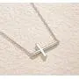 Carleen Yellow Gold Plated Sterling Silver Cubic Zirconia CZ Simulated Diamond Cross Crucifix Pendant Necklace Jewelry for Women Girls, 18'' Silver Chain Nice Gifts Jewelry Box Carleen Yellow Gold Plated Sterling Silver Cubic Zirconia CZ Simulated Diamond Cross Crucifix Pendant Necklace Jewelry for Women Girls, 18'' Silver Chain Nice Gifts Jewelry Box