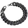 ChainsPro Durable Cuban Link Bracelet for Mens Boys, 6/10/14 mm, 19-21CM Length, 18K Gold Plated/316L Stainless Steel/Black-with Gift Box ChainsPro Durable Cuban Link Bracelet for Mens Boys, 6/10/14 mm, 19-21CM Length, 18K Gold Plated/316L Stainless Steel/Black-with Gift Box