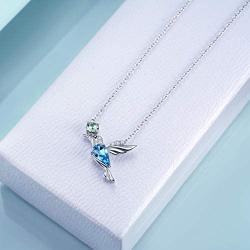 YFN 925 Sterling Silver Hummingbird Necklace Hummingbird Jewelry Hummingbird Gifts for Women Pendant Gifts