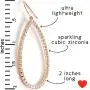 Humble Chic Simulated Diamond Dangle Earrings for Women - Cubic Zirconia Crystal Long Dangling Earrings - Hypoallergenic and Safe for Sensitive Ears Humble Chic Simulated Diamond Dangle Earrings for Women - Cubic Zirconia Crystal Long Dangling Earrings - Hypoallergenic and Safe for Sensitive Ears