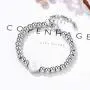 PROSTEEL Stainless Steel Serenity Prayer Bracelet Praying Hands Rosary Bead Religious Vintage Jewelry for Men/Women, fits Wrist from 5.9 to 7.9