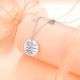 2021 Graduation Gift Necklace Sterling Silver Engraved Congrats Grad Jewelry Charm Necklace for Graduates Women Daughter Girls