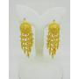 Dangle Earrings 23k 24k Thai Baht Yellow Gold Plated Filled Earrings Design From Thailand, Thai Dress, The Wedding, Women Jewelry