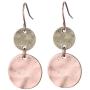 SMALLLOVE Boho Coin Earring Round Lightweight Dangle Drop Hoops Handmade Retro Geometry Earring Copper Wire Women Jewelry