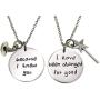 Melix Home Wicked The Musical Necklace Because I Knew You I Have Been Changed for Good Gifts for Sister BFF Gifts Necklace Set of 2 Melix Home Wicked The Musical Necklace Because I Knew You I Have Been Changed for Good Gifts for Sister BFF Gifts Necklace Set of 2