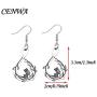 CENWA Outlander Inspired Earrings Scottish Thistle Drop Earrings Sassenach Scottish Outlander Gift Scottish Brooch