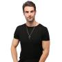Cross Necklace by Pendant Men Sports Stainless Steel Necklace and Baseball Cross Necklaces Boys Gift
