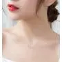 Tiny Heart Star Moon Cross Infinity Love Pendant Necklace for Women Girls Kids 925 Sterling Silver 14K Gold Plated Simple Mini Cute Petite Choker Tassel Chain Multiple Jewelry Set (Infinity love)