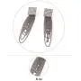 Solememo Gold Tone Elegant Geometric Long Tiered Chandelier Dangle Earrings with Faux Pear Gold DIsc Mesh Metal Crystals Tassel Statement Drop Earrings for Women Teen Girls (Silver Chain)