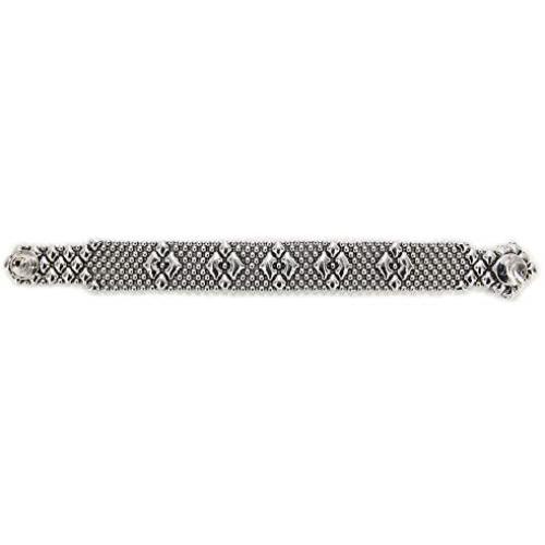 Antique Silver Bracelet B3-AS SG Liquid Metal by Sergio Gutierrez - SG Pouch included
