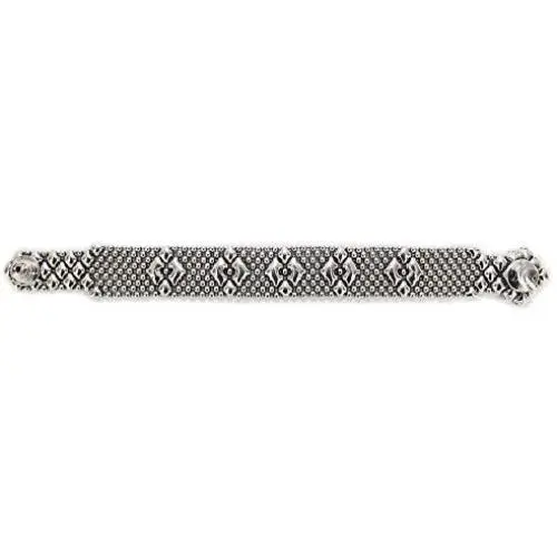 Antique Silver Bracelet B3-AS SG Liquid Metal by Sergio Gutierrez - SG Pouch included