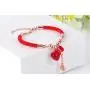 Bib Jewelry Lucky Money Bag Red Bracelet 14K Gold-Plated Fashion Elegant Woman Gift Rose Gold Color Titanium Steel Jewelry Friendship Inspirational Red String Bracelet Bib Jewelry Lucky Money Bag Red Bracelet 14K Gold-Plated Fashion Elegant Woman Gift Rose Gold Color Titanium Steel Jewelry Friendship Inspirational Red String Bracelet
