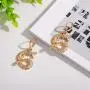 Dragon Dangle Earrings Exaggerated Chinese Dragon Small Hoop Earrings for Women Girls Hip Hop Party Jewelry Gifts