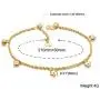 Star Jewelry Heart Ankle Bracelet for Women Gold Adjustable Beach Chain Anklet Foot Jewelry Star Jewelry Heart Ankle Bracelet for Women Gold Adjustable Beach Chain Anklet Foot Jewelry