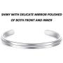 BESTTERN Inspirational Bracelet Cuff Bangle Best Friend Sister Gift Mantra Quote Stainless Steel Engraved Motivational Jewelry for Women Daily Reminder by SAM & Lori