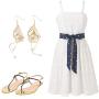 Lightweight Gold Dangle Earrings Pack- Cute Wing Drop Earrings For Women Girls