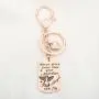 WUSUANED Never Drive Faster Than Your Guardian Angel Can Fly Keychain Bracelet New Driver Gift Sweet 16 Gift