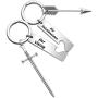 His and Hers Gift Couple Keychain Set Her Viking His Shieldmaiden Set of Two Badass Viking Jewelry