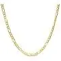 PORI JEWELERS 14K Yellow Gold 2.5mm, 3.5mm, 4.5mm, or 5.5mm Figaro Link Chain Necklace- Made in Italy- Multiple Lengths Available