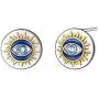 YFN Sterling Silver Evil Eye Earrings Greek Protection Jewelry Gifts for Women Ladies