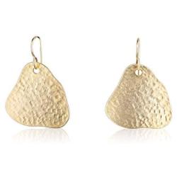 NIEVOS JEWELRY 24k Gold Plated Earring 24k Gold Plated Amorphic Earring Classic For Her Made By Women Gift Jewelry Handmade Designer Love