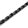 Urban Jewelry Stunning Mens Tungsten 22 Inches Black Toned Link Chain Necklace