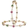 Ratnavali Jewels CZ Zirconia Gold Tone Diamond Indian Bollywood Sleek Wedding Bangles Kada Jewelry Women Bride