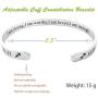 RENYILIN Creative Cuff Bracelet, Zodiac Bracelet, Inspirational Stainless Steel Bracelet for Men and Women