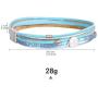 GelConnie Women Leather Wrap Bracelet Multilayer Braided Bracelet Boho Cuff Bracelet Bohemian Jewelry for Wife，Sister, Daughter