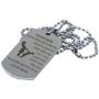 LITTONE Dad Mum to Son Inspirational Mens Jewelry Dogtag Pendant Necklace Military Stainless Steel Dog tag Love Boy Girl Gifts