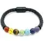 Muyasea 7 Chakra Bracelet Healing Balancing Genuine Leather Bracelets with Magnetic Clasp , Best Gifts Natural Stone Bracelets Muyasea 7 Chakra Bracelet Healing Balancing Genuine Leather Bracelets with Magnetic Clasp , Best Gifts Natural Stone Bracelets