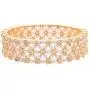 Ratnavali Jewels CZ Zirconia Gold Tone Marquise Diamond Elegant Bollywood Indian Bangles Kada Jewelry Women Wedding Bride