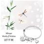 Dragonfly Gift Dragonfly Jewelry Whisper Words of Wisdom Let It Be Bracelet Inspirational Gift for Woman Best Friend