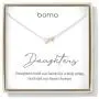 Boma Jewelry Sentiments Collection Daughters Sterling Silver Two Hearts with 14kt Gold Vermiel Necklace, 18 Inches Boma Jewelry Sentiments Collection Daughters Sterling Silver Two Hearts with 14kt Gold Vermiel Necklace, 18 Inches