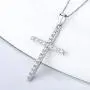 Cerylle 925 Sterling Silver CZ Cross Hope Faith Pendant for Women Necklace Making Cerylle 925 Sterling Silver CZ Cross Hope Faith Pendant for Women Necklace Making