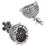 Crunchy Fashion Bollywood Style Traditional Indian Oxidised Silver Jewelry Jhumki Jhumka Earrings for Women/Girls Crunchy Fashion Bollywood Style Traditional Indian Oxidised Silver Jewelry Jhumki Jhumka Earrings for Women/Girls