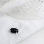 Sea of Ice 925 Sterling Silver 14x10mm Oval Shape Genuine or Simulated Gemstone Pendant Necklace for Women Girls, 16''+ 2'' Extender