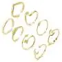 YANCHUN Simple Open Rings Set for Women Stackable Thumb Rings Set Love Knot Arrow Wave Ring for Girls YANCHUN Simple Open Rings Set for Women Stackable Thumb Rings Set Love Knot Arrow Wave Ring for Girls