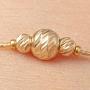 jolliz Gold Bracelet for Women- Dainty Beaded Gold Bracelets- Charm Gold Bracelets for Girls- Gemstone Bracelet