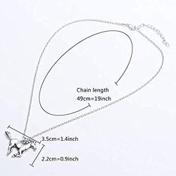 Horse Pendant Horse Necklaces for Girls Teen Birthday Gift Silver