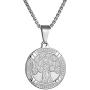 Jude Jewelers Vintage Stainless Steel Tree of Life Wedding Party Anniversary School Pendant Necklace