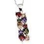 Multi Gemstone Pendants Garnet Amethyst Morganite Peridot Promise Wedding Party Necklaces Pendants Multi Gemstone Pendants Garnet Amethyst Morganite Peridot Promise Wedding Party Necklaces Pendants