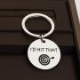 CENWA Darts Gifts Dart Player Jewelry I’d Hit That Keychain Darts Game Lovers Gift Gamer Gift
