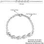 Shop LC 925 Sterling Silver Linked Elephants Bracelet Fashion Jewelry for Women Gifts for Her Size 7.25''
